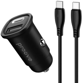 Karikues makine Proove Flash 30W (Type-C + USB) + Kabull Type-C ne Type-C