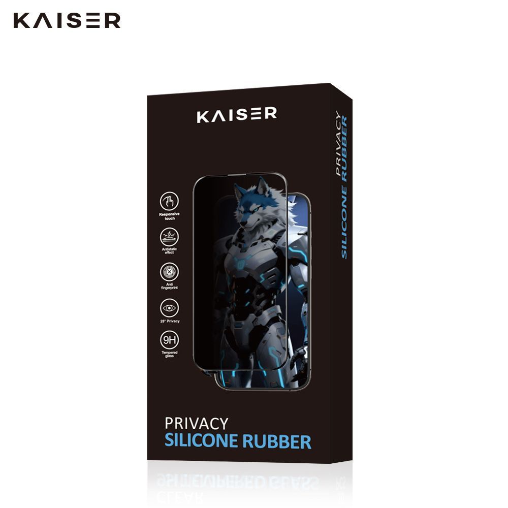 KAISER Silicone Rubber Privacy Glass - 3