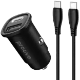 Karikues makine Proove Flash 30W (Type-C + USB) + Kabull Type-C ne Type-C - 2